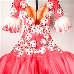 EMIKO NAKAGAWA WOMEN'S RED DANCE COSTUME DRESS