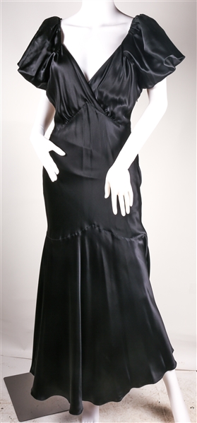 WOMENS BLACK FULL LENGTH TANGO DRESS