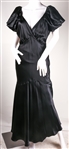 WOMENS BLACK FULL LENGTH TANGO DRESS