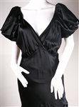 WOMEN'S BLACK FULL LENGTH TANGO DRESS