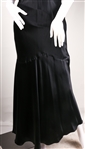 WOMEN'S BLACK FULL LENGTH TANGO DRESS