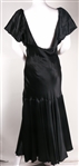 WOMEN'S BLACK FULL LENGTH TANGO DRESS