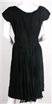 1960s WOMEN'S MIDI LENGTH BLACK DRESS