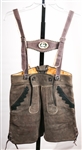 20TH C. LEATHER GERMAN LEDERHOSEN