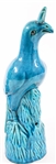 CHINESE TURQUOISE GLAZED BIRD FIGURINES