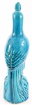 CHINESE TURQUOISE GLAZED BIRD FIGURINES