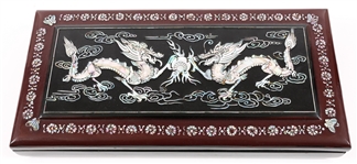 CHINESE LACQUERWARE SMOKING BOX 
