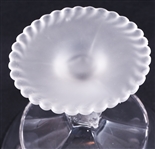 GILLENDER & SONS NEW LION PATTERN GLASS COMPOTE