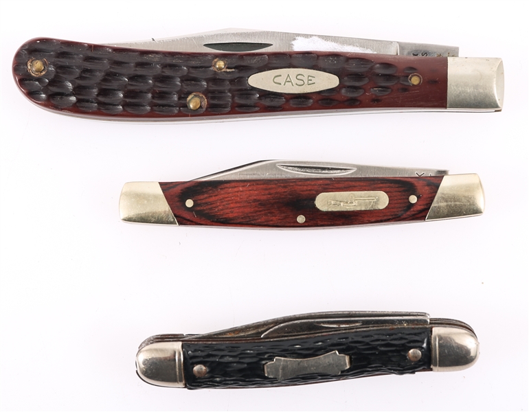 FOLDING POCKET KNIVES - CASE, BUCK, & COLONIAL