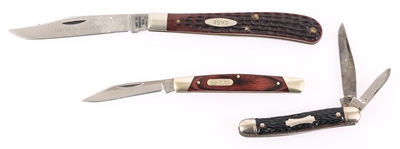 FOLDING POCKET KNIVES - CASE, BUCK, & COLONIAL
