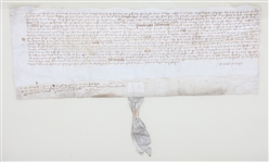 16TH C. ENGLISH LAND DOCUMENT OF THE TUDOR PERIOD