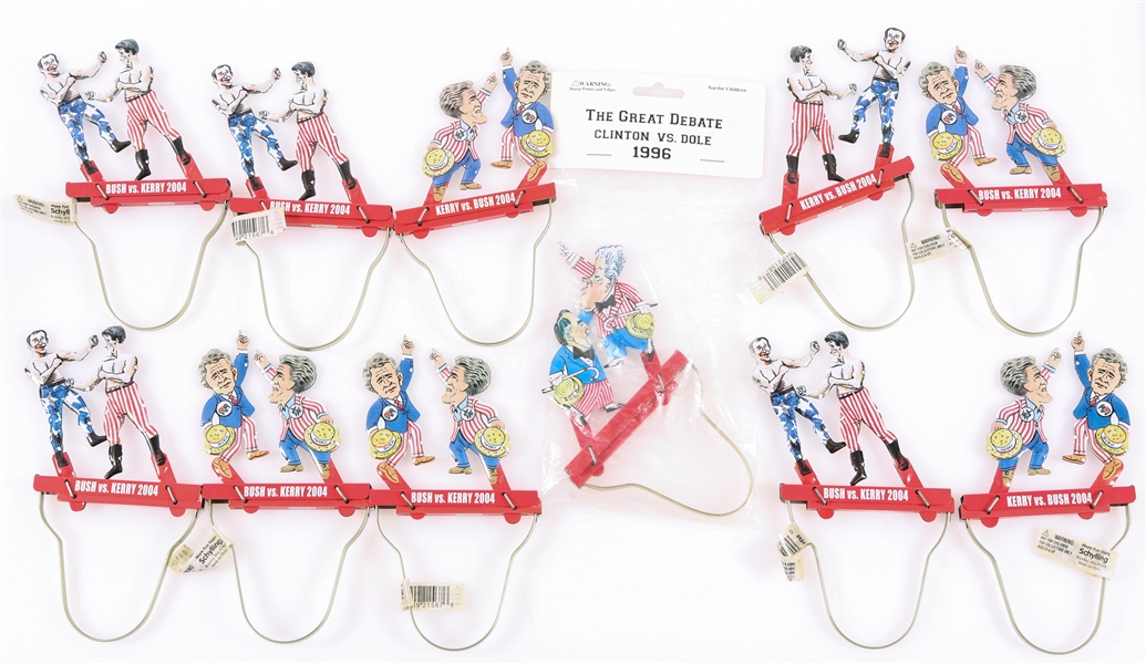 SCHYLLING POLITICAL TIN PUPPETS - LOT OF 11