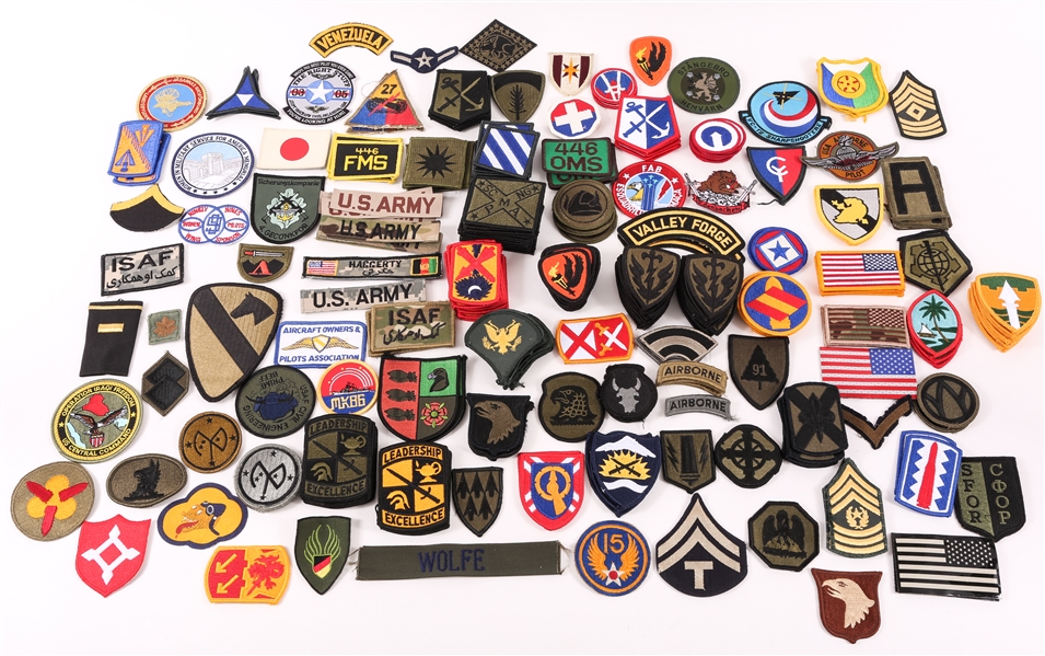 US MILITARY PATCHES BONANZA LOT