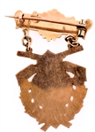 10K YELLOW GOLD MARKSMAN'S BADGE MEDAL
