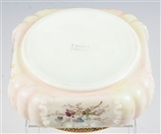 WAVE CREST OPAL GLASS HAND PAINTED BOX LOWER HALF