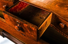AMERICAN OAK BUFFET SERVER WITH MIRROR 