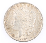 1889-P US MORGAN SILVER DOLLAR COIN