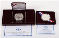 1999 US DOLLEY MADISON COMMEMORATIVE SILVER COINS