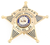 DALLAS COUNTY ARKANSAS DEPUTY SHERIFF NAMED BADGE