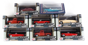AMERICAN CLASSICS AUTOMOBILE 1:43 SCALE - LOT OF 8