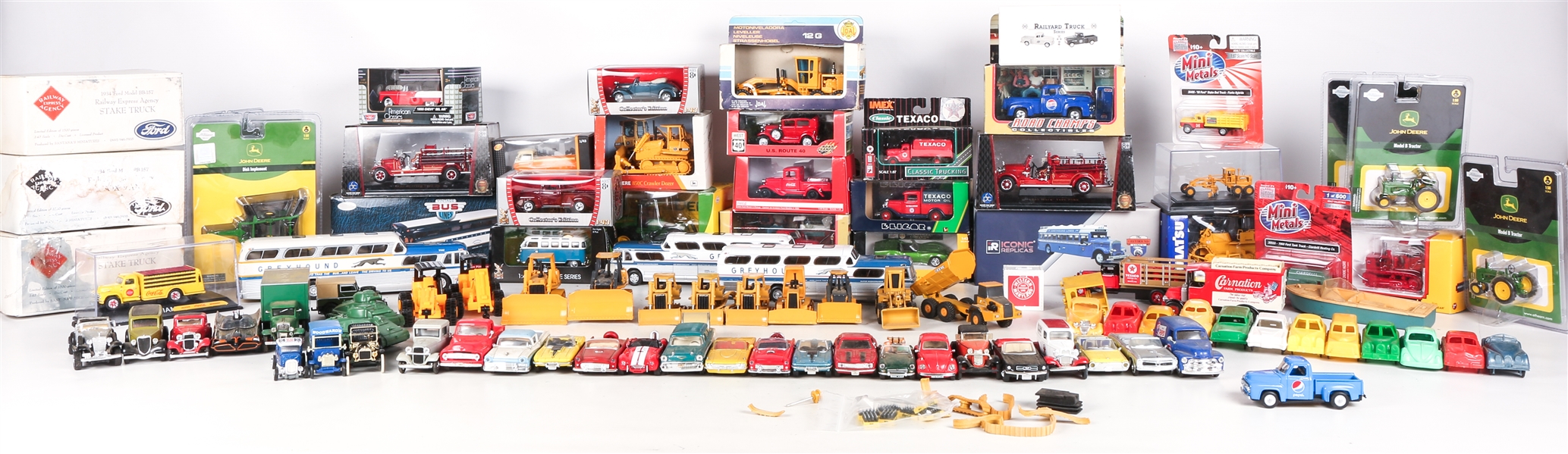 MODEL VEHICLE BONANZA LOT - 40+ CARS, TRUCKS, TRACTORS