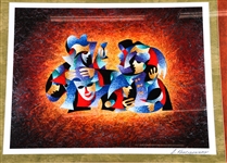 A. KRASNYANSKY OFFICER CELEBRATION #7 SERIGRAPH