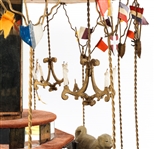 EARLY 20TH C. HAND CRANK CAROUSEL