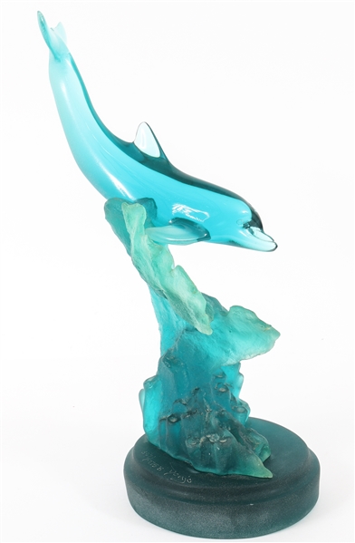 DONJO ACRYLIC DOLPHIN SCULPTURE 