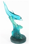 DONJO ACRYLIC DOLPHIN SCULPTURE 