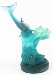 DONJO ACRYLIC DOLPHIN SCULPTURE 