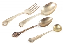 GORHAM STERLING SILVER SPOONS AND FORK