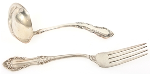 INTERNATIONAL & REED AND BARTON STERLING FORK AND LADLE
