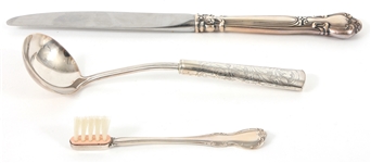 TOWLE & GORHAM WEIGHTED STERLING SILVER UTENSILS 