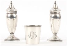 AMERICAN STERLING SILVER SHAKER & CUP