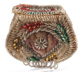NATIVE AMERICAN BEADED HANDBAG WHIMSY 