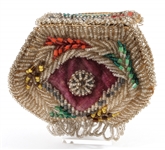 NATIVE AMERICAN BEADED HANDBAG WHIMSY 