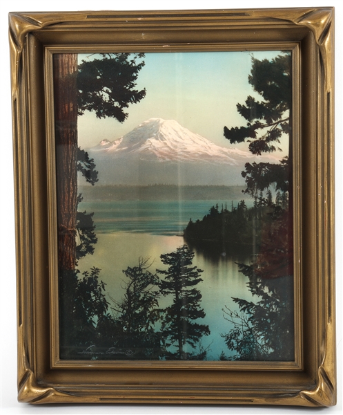 NORMAN STEWART EDSON "SUNS LAST GLOW" PHOTO PRINT
