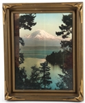 NORMAN STEWART EDSON "SUNS LAST GLOW" PHOTO PRINT