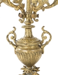 19TH C. FRENCH GILT BRONZE CANDELABRA PAIR