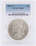 1883-O US MORGAN SILVER $1 DOLLAR COIN PCGS MS63