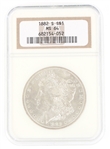 1882-S US MORGAN SILVER $1 DOLLAR COIN NGC MS64