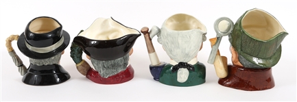 ROYAL DOULTON PORCELAIN TOBY MUGS