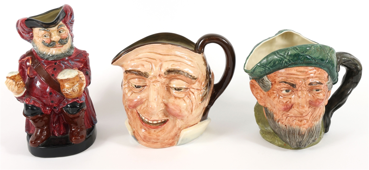 ROYAL DOULTON PORCELAIN TOBY MUGS
