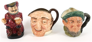 ROYAL DOULTON PORCELAIN TOBY MUGS