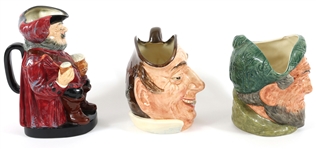 ROYAL DOULTON PORCELAIN TOBY MUGS