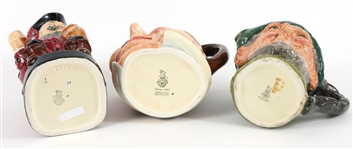 ROYAL DOULTON PORCELAIN TOBY MUGS