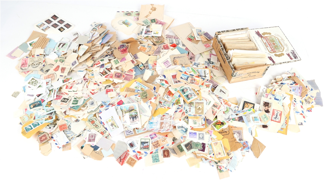 19TH/20TH C. INTERNATIONAL & U.S. CANCELED STAMPS