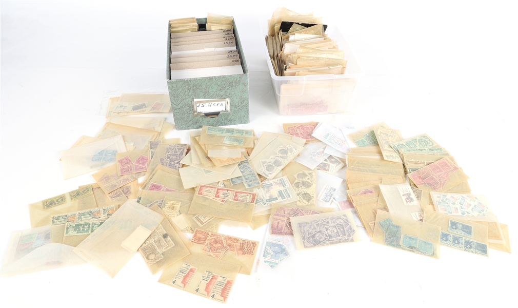 LATE 19TH / 20TH C. UNITED STATES CANCELED STAMPS