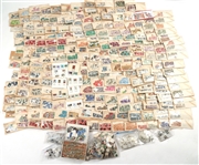 LATE 19TH / 2OTH C. INTERNATIONAL CANCELED STAMPS