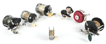 20TH C. FISHING REELS - OCEAN CITY, CORTLAND, IMPERIAL